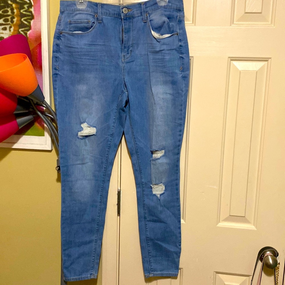 Light-washed Denim Jeans